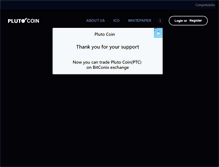 Tablet Screenshot of plutocoin.org